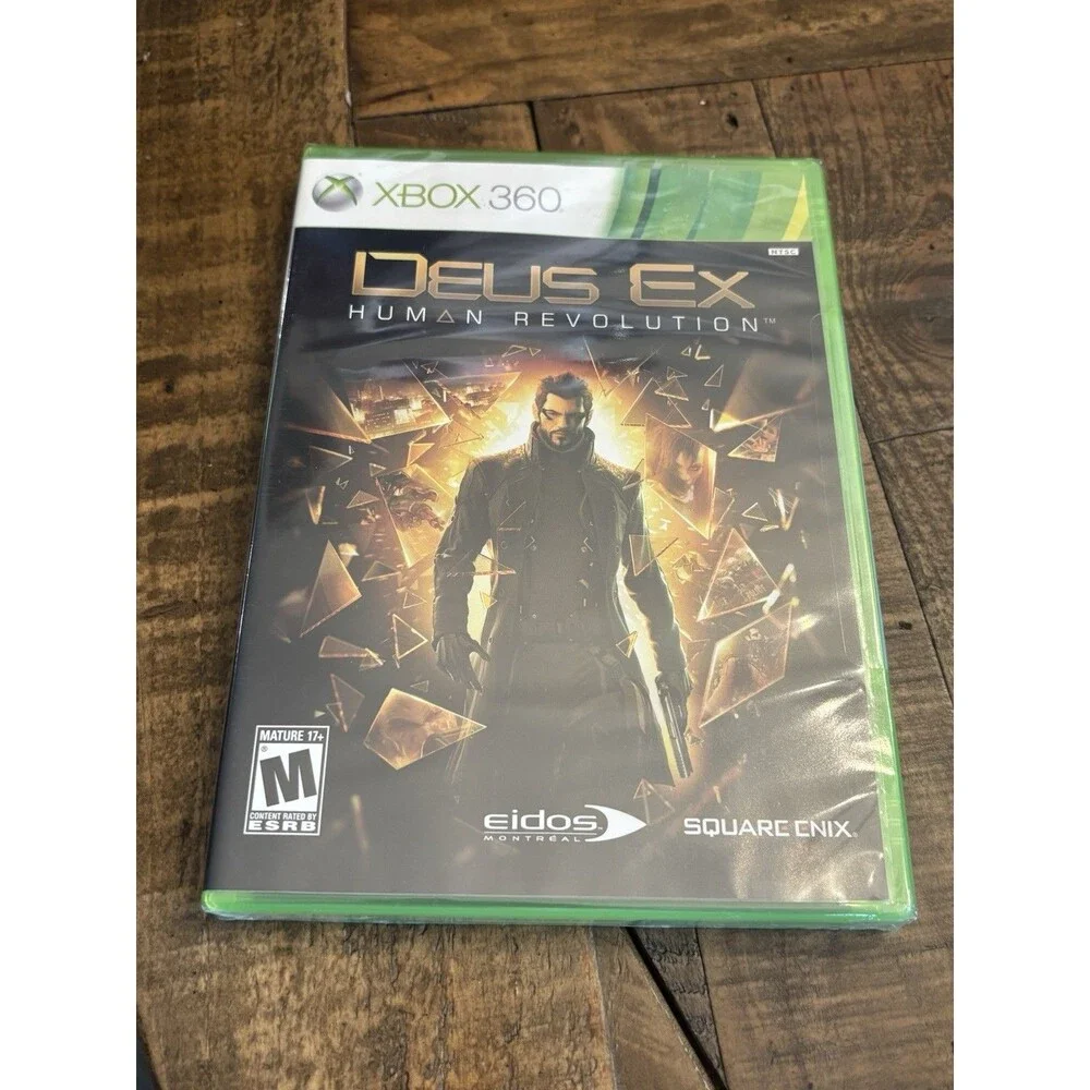 Deus Ex Human Revolution (Microsoft Xbox 360, 2011) Game New & Factory Sealed